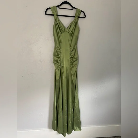 Bora | Dresses | Bora Retro Old Hollywood Style Gown In Emerald Green |  Poshmark
